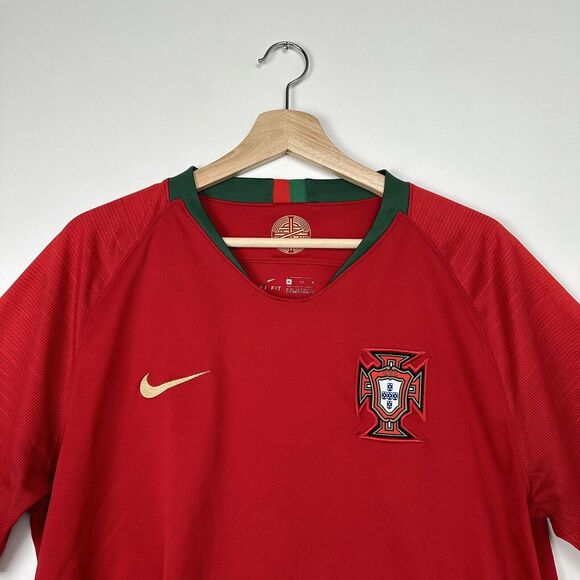 Nike‎ Mens 2018-19 Portugal WC Home Stadium Jersey Size XL Gym Red 893877 687 - Picture 1 of 8
